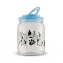 Pote de Ração 1700ml Dog Azul Cachorro Filhote Pote de Ração 1700ml Dog Azul Cachorro Filhote