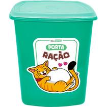 Pote De Ração Cachorro Gato 6 Litros Comida Pet Porta Ração
