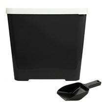 Pote De Ração Prime Até 15 Kg + Pá Dosadora Com Tampa Para Animais De Estimação Pote De Ração Prime Até 15 Kg + Pá Dosadora Com Tampa Para Animais De Estimação