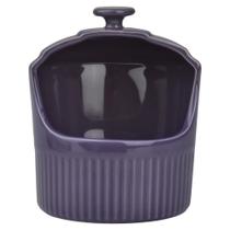 Pote de Sal Diâmetro 12,5 cm Ameixa 350 ml Germer Porcelanas Pote de Sal Diâmetro 12,5 cm Ameixa 350 ml Germer Porcelanas