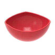 Pote de Sobremesa Doces Vermelho Avulso 265ml Plástico Trio Crippa Tigela Unitária