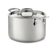 Pote de sopa All-Clad D5 de 5 camadas em aço inoxidável escovado 4L Pote de sopa All-Clad D5 de 5 camadas em aço inoxidável escovado 4L