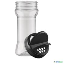 Pote de Tempero em PET com Tampa em Polipropileno Flip Top com Capacidade de 285 ml