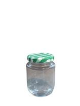 Pote De Vidro 240 Ml Com Tampa Xadrez Verde - 24 Unidades