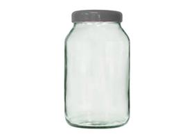 Pote de vidro 3 litros tampa de plástico