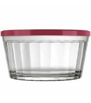Pote de Vidro 600ml com Tampa Tigela Nadir Resistente e Prática