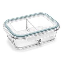Pote De Vidro 640ml Hermético Marmita Fitness Com Tampa 4 Travas Divisória Freezer Microondas Pote De Vidro 640ml Hermético Marmita Fitness Com Tampa 4 Travas Divisória Freezer Microondas