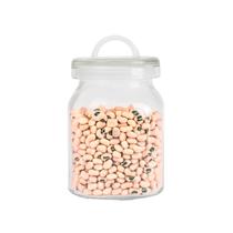 Pote de vidro 800ml com alça na tampa redondo - Mozcada