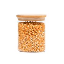 Pote de vidro 800ml com tampa de bambu hermético quadrado - Tüd Pote de vidro 800ml com tampa de bambu hermético quadrado - Tüd