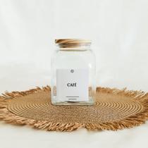 Pote de Vidro Borossilicato c/ Tampa Bambu 1L Pote de Vidro Borossilicato c/ Tampa Bambu 1L