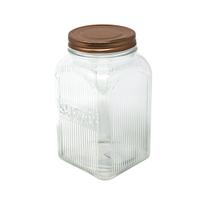 Pote De Vidro Borossilicato com Tampa Porta Mantimentos Recipiente Conserva Alimentos Utensílios Cozinha Armazenar 1,2L