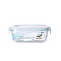 Pote De Vidro Borossilicato Hermético 370ml - Retangular - Ecos