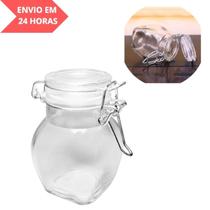 Pote de Vidro C/Tampa Pressão 5,5x8,5cm 100ml Pote de Vidro C/Tampa Pressão 5,5x8,5cm 100ml