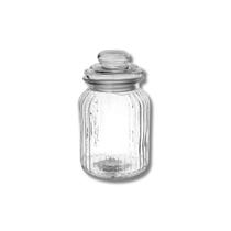 Pote de vidro canelado 1200ml nipo center Pote de vidro canelado 1200ml nipo center