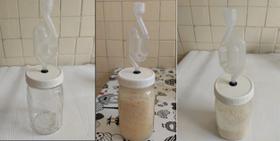 Pote de Vidro Com Airlock Fermentação C/3