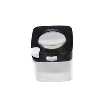 Pote de Vidro com Lente e Luz Pequeno Smokus Focus Pote de Vidro com Lente e Luz Pequeno Smokus Focus