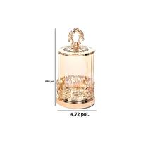 Pote De Vidro Com Tampa De Borboleta Para Doces, Armazenamento De Luxo Para Frutas Secas, Conjunto