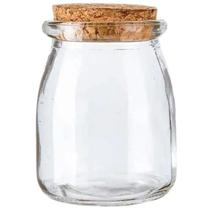 Pote de vidro com tampa de cortiça rolha 110 ml Pote de vidro com tampa de cortiça rolha 110 ml