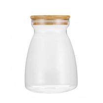 Pote de Vidro com Tampa de Madeira 1 Litro VD9999 - Yoss