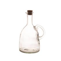 Pote De Vidro Com Tampa De Rolha 580Ml