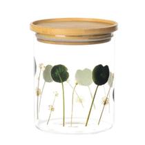 Pote de Vidro com Tampa Hermética de Bambu Natureza Viva Pote de Vidro com Tampa Hermética de Bambu Natureza Viva