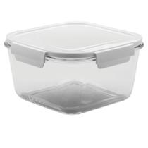 Pote de Vidro com Tampa Hermetico e Travas Termo 1,9litros 19x19x10cm Yoi
