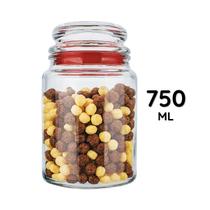 Pote de Vidro com Tampa Multiuso Grande Fecha Fácil 750ml Hermético Pote de Vidro com Tampa Multiuso Grande Fecha Fácil 750ml Hermético