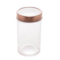 Pote de Vidro com Visor em Acrílico Gastro Rosé 500mL - Lyor 7520