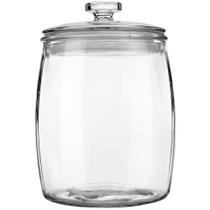Pote de vidro Folinstall 2,1 L com boca larga e tampa Pote de vidro Folinstall 2,1 L com boca larga e tampa