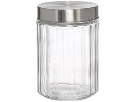 Pote de Vidro Hauskraft com Tampa Redondo 1,2L Cabane Pote de Vidro Hauskraft com Tampa Redondo 1,2L Cabane