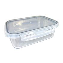 Pote De Vidro Hermética Com Tampa 1040ml Mantimentos para Microondas Freezer Congelador Geladeira Comida