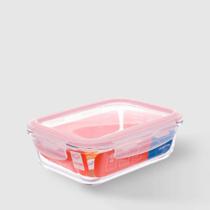 Pote de Vidro Hermético 1L Retangular Invicta