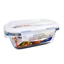 Pote de Vidro Hermético 370 ml Marmita Mantimentos 4 Travas