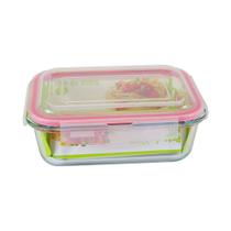 Pote de Vidro Hermético Cazza Retangular Click Transparente 1L Pote de Vidro Hermético Cazza Retangular Click Transparente 1L