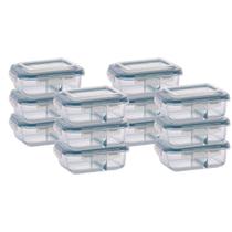 Pote de Vidro Hermético Com Divisoria 640ml Marmita 12 Unidade - QUALITY HOUSE / PRATICASA Pote de Vidro Hermético Com Divisoria 640ml Marmita 12 Unidade - QUALITY HOUSE / PRATICASA
