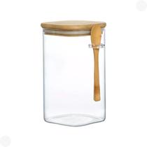 Pote de Vidro Hermético com Tampa e Colher 350ML VD9980 Yoss