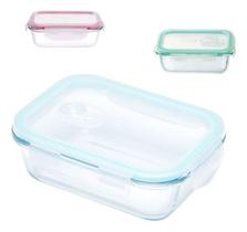 Pote de Vidro Hermético Marmita 1040ml Microondas Retangular