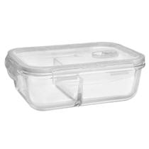 Pote de Vidro Hermético Mimo Style 1000 ml com Divisória