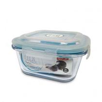 Pote De Vidro Hermético Quadrado 320ml - Neoflam Pote De Vidro Hermético Quadrado 320ml - Neoflam