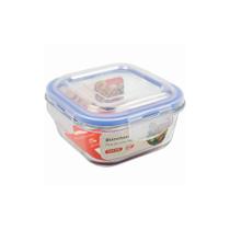 Pote de Vidro Hermético Quadrado 520ml - Bianchini