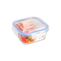 Pote de Vidro Hermético Quadrado 800ml - Bianchini