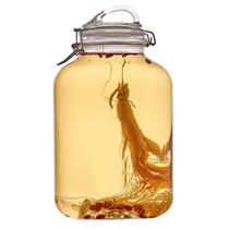 Pote de Vidro Hermético Quadrado Medio