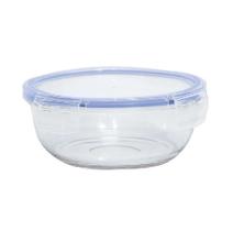 Pote De Vidro Hermético Redondo 580ml Marmita Tigela 4 Trava Pote De Vidro Hermético Redondo 580ml Marmita Tigela 4 Trava