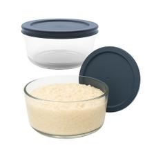Pote De Vidro Hermético Redondo Com Tampa Marmita Forno Microondas 1650ml Pote De Vidro Hermético Redondo Com Tampa Marmita Forno Microondas 1650ml