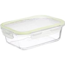 Pote De Vidro Hermetico Retangular 1,05L