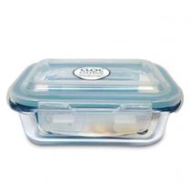 Pote De Vidro Hermético Retangular 1,5L - Neoflam Pote De Vidro Hermético Retangular 1,5L - Neoflam