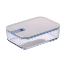 Pote de Vidro Hermético Retangular - 1600ml - Tampa com Alavanca - Perfect Seal - Neoflam Pote de Vidro Hermético Retangular - 1600ml - Tampa com Alavanca - Perfect Seal - Neoflam