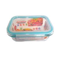 Pote de Vidro Hermético Retangular Super Vedação 630ml