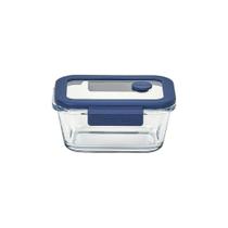 Pote De Vidro Hermético Retangular - Válvula Na Tampa De Vidro - 460ml - Glacé Z - Neoflam Pote De Vidro Hermético Retangular - Válvula Na Tampa De Vidro - 460ml - Glacé Z - Neoflam