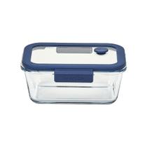 Pote De Vidro Hermético Retangular - Válvula Na Tampa De Vidro - 800ml - Glacé Z- Neoflam Pote De Vidro Hermético Retangular - Válvula Na Tampa De Vidro - 800ml - Glacé Z- Neoflam